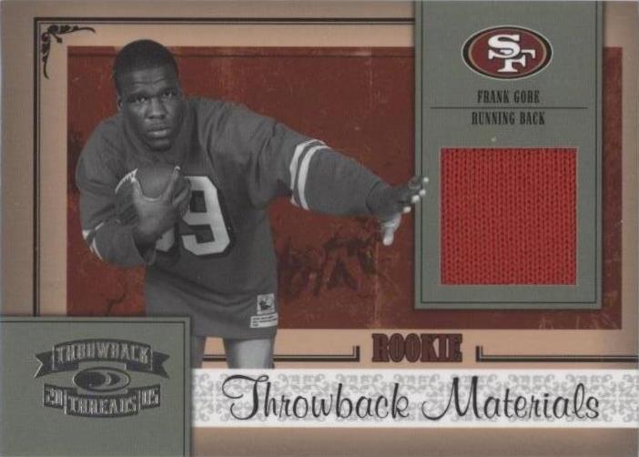 2005 Donruss Throwback Threads Frank Gore #212 - 1 of 2