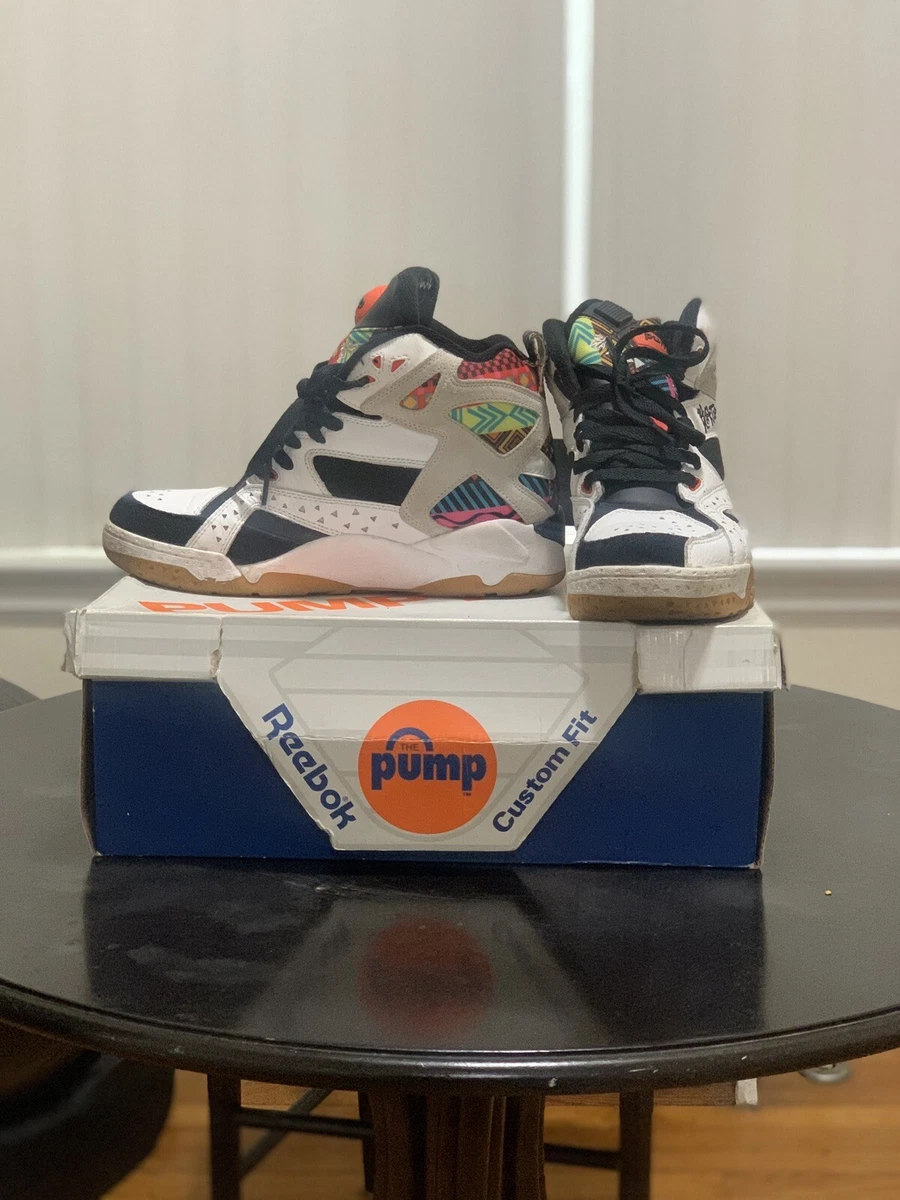 Reebok Pump Blacktop Battleground Tribal Aztec RARE SIZE 9 us |