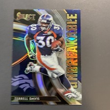 2020 Select Unbreakable Prizm Terrell Davis Denver Broncos HOF Georgia Bulldogs