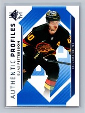 2023-24 SP Retail Hockey Blue Authentic Profiles #AP-20 Elias Pettersson
