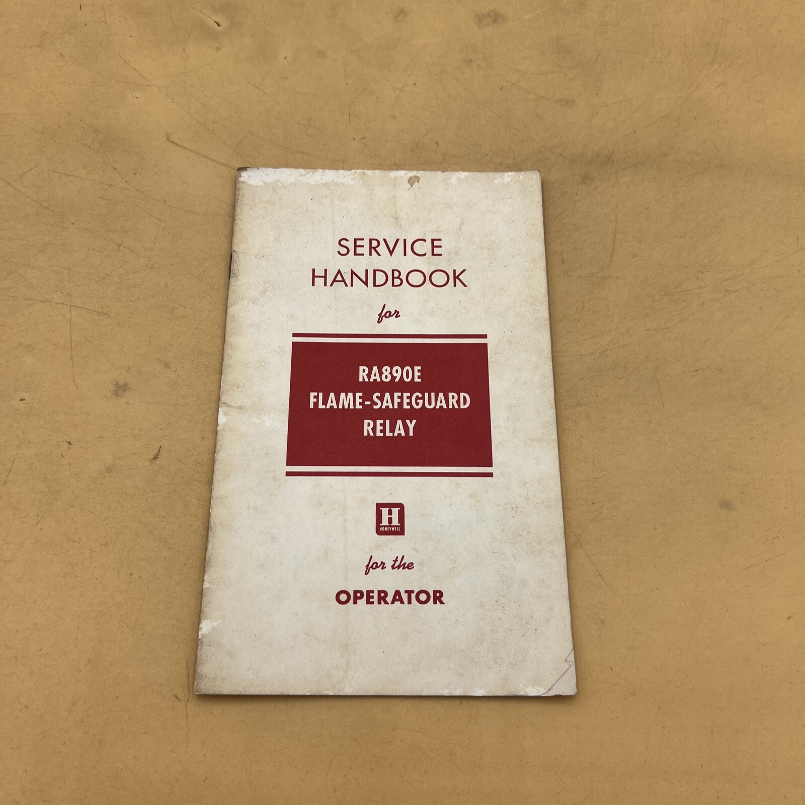1964 Honeywell Operators Service Handbook For RA890E Flame-Safeguard Relay