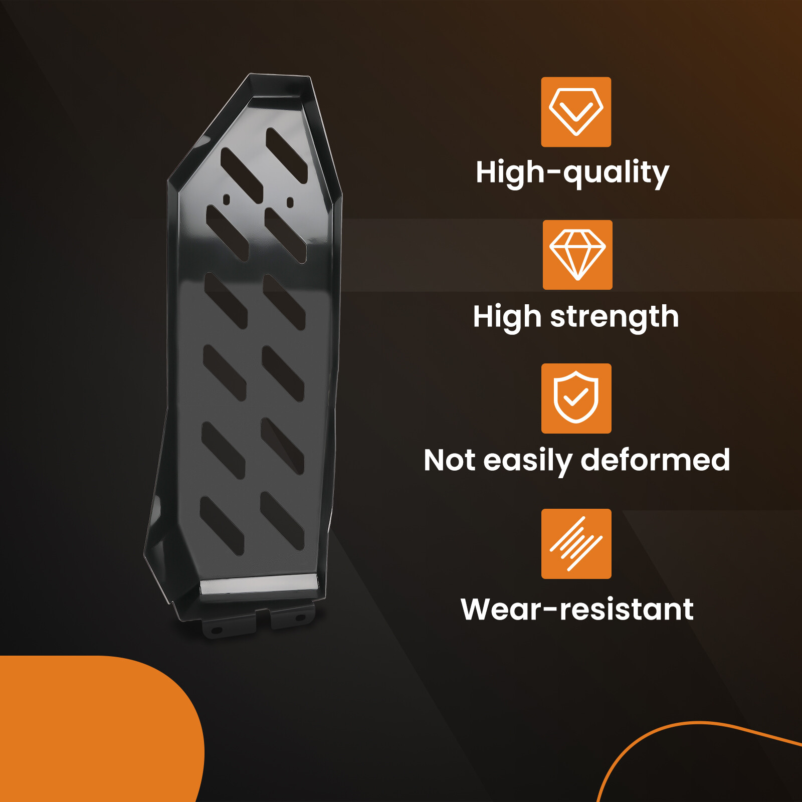 Fuel Gas Tank Skid Plate For Toyota Tacoma 1995.5-2004 Fits15 and 18 Gallon Tank