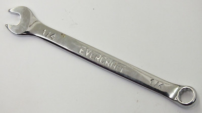 Evercraft 1/4'' SAE 12pt Combination Wrench 4'' Long