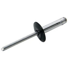ALLSTAR PERFORMANCE 18063 Lg Hd Rivet 250Pk Black Flange Type Alum Mandrel