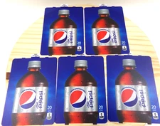Dixie Narco Diet Pepsi Drink Vending Machine Labels 276E 501E HVV 20oz Lot of 5