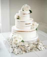 18x18 Clear Acrlic Cake Stand; Wedding Cake Riser