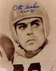 OTTO GRAHAM SIGNED AUTOGRAPHED 8x10 PHOTO + HOF 65 CLEVELAND BROWNS BECKETT BAS