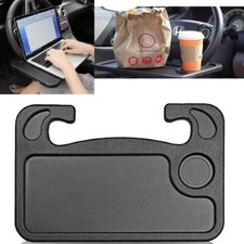 Portable Steering Wheel Tray Car Food Table Laptop Stand Snack Holder for Travel