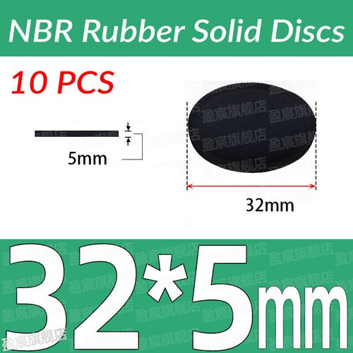 1mm-10mm thick NBR Rubber Solid Discs Flat Round Pad Sealing Non-Slip Cushioning - 第 145/251 張圖片