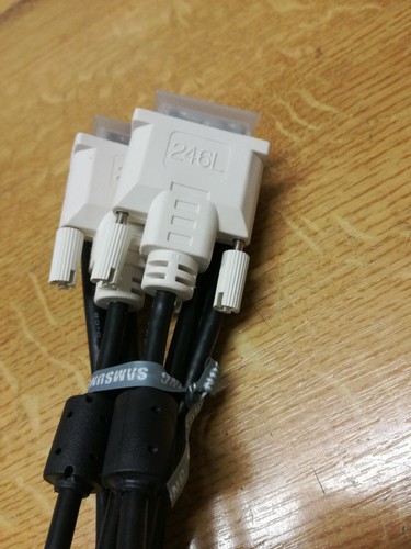 100 x câble de connexion DVI-D câble pour écran moniteur 1,5 m #5 - Photo 4/5