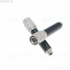 Microphone Cable Adapter 3.5mm Sennheiser Lock to Audio-Technica Hirose 4-Pin