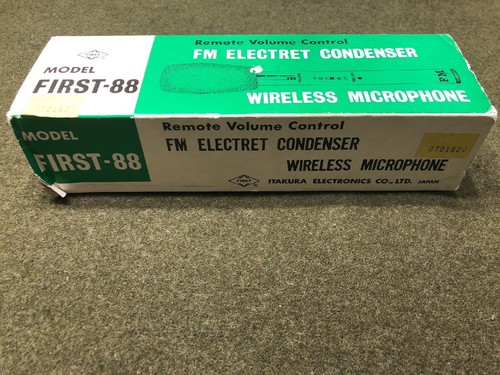FIRST-88 | FM ELECTRET CONDENSER | WIRELESS MICROPHONE New Old Stock - Picture 3 of 7