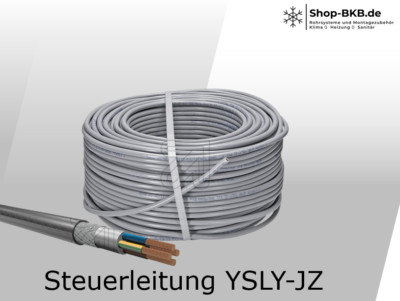 NEUT Steuerleitung Ungeschirmt Eca YSLY-JZ 5x4 RG100m Grau - Ihr Onli
