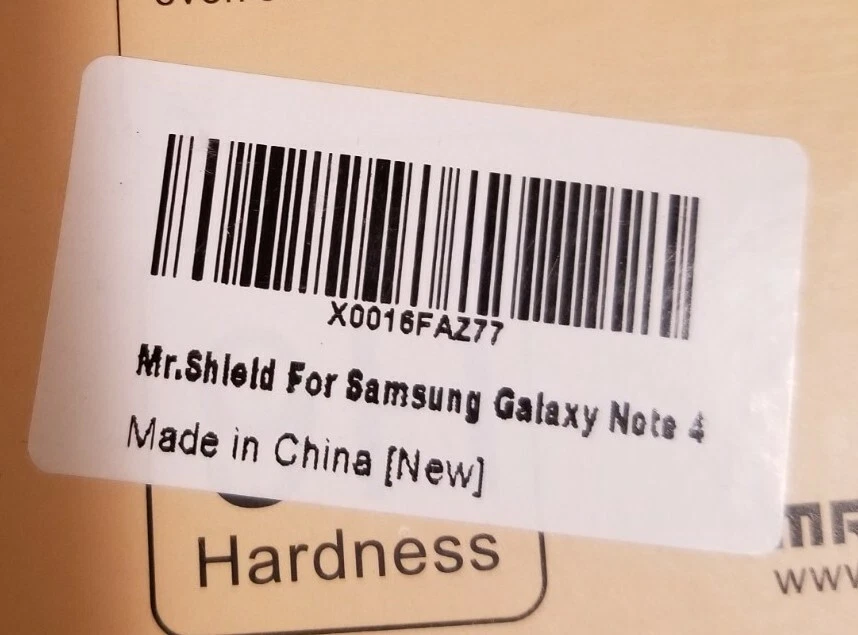 Protector Pantalla Cristal Mr.Shield Para Samsung Galaxy Note 4 Foto 3 de 3