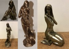 Modern Bronze Nude Lady Figurines Statues by Leonardo Collection Brand New 