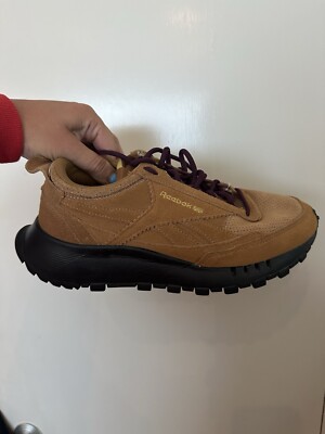  Reebok Cl Legacy x SNS Gz8707 Wild Brown Maroon Matte Gold Shoes US MENS 7