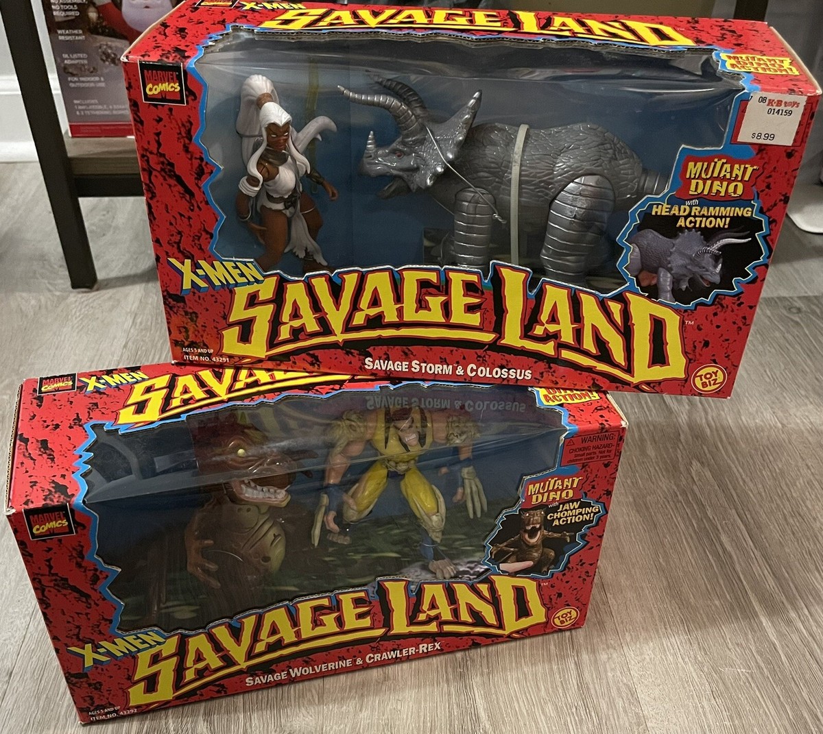 X-Men Savage Land Wolverine And Crawler Rex Action Figure Set