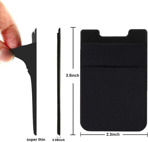 Minimalist Double Pocket Phone Wallet - Secure Card Holder for iPhone & Android - Picture 6 of 8
