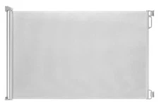 EasyBaby Retractable Baby Gate, 33" Tall, Extends up to 55'' Wide, White / Child