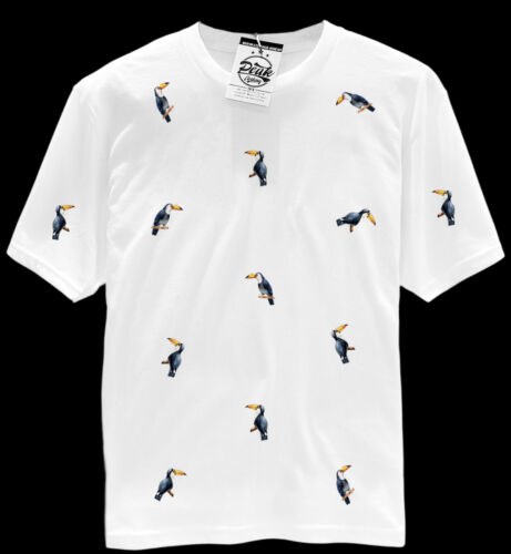 T-shirt Toucan - koszulka z grafiką egzotycznego ptaka - koszulka tropikalna dżungla - unisex - Zdjęcie 1 z 5