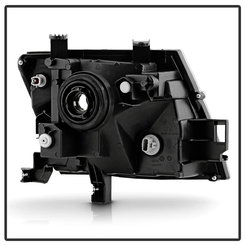 For 2005-2015 Nissan Xterra Black Headlights Headlamps Replacement Left+Right - Image 3 of 4