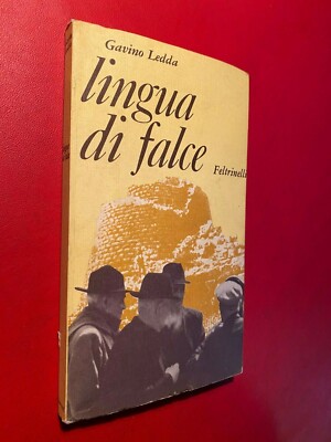 Gavino LEDDA - SICHELSPRACHE Ed Feltrinelli (1977) Buch Roman Gut