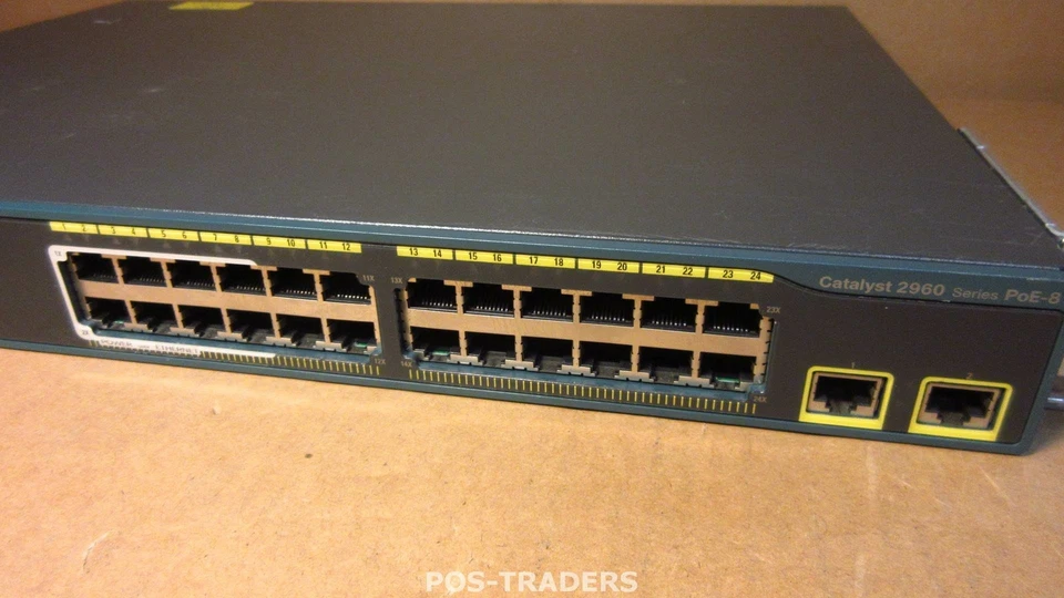 Cisco WS-C2960-24TC-L V05 24x 10/100 Gigabite + 4 SFP ports switch - Image 2 of 4