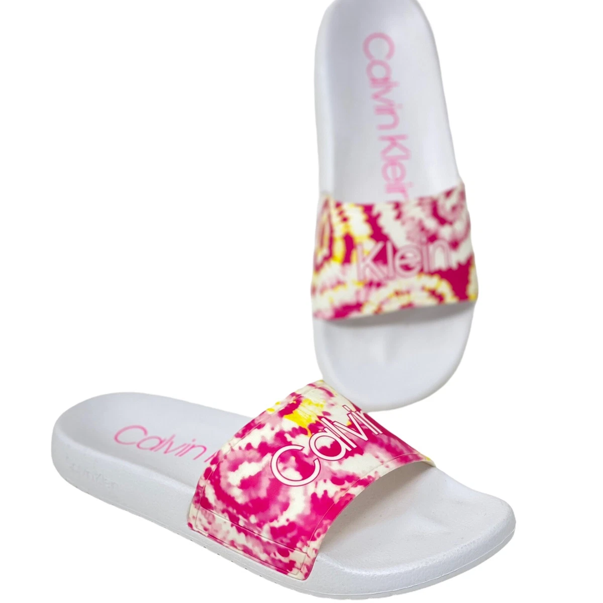 Calvin klein 2024 pink slides