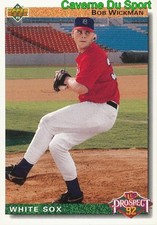 076 BOB WICKMAN TP CHICAGO WHITE SOX BASEBALL CARD UPPER DECK 1992