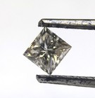 GIA certified loose .41ct I2 L princess cut diamond vintage antique Natural — photo 6