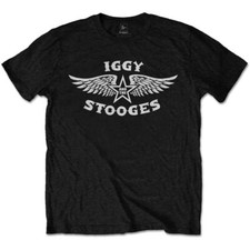 Image of Iggy & The Stooges Wings T-Shirt Black New