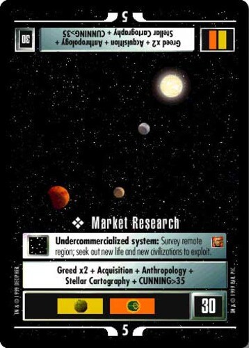 Star Trek: Market Research [Ungraded] Rules of Acquisition STCCG ...