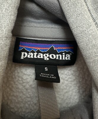 d Patagonia Tech Fleece Hoody Women's Gray Full Zip 25940 Sz S Read