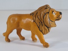 Vintage Antique Celluloid Lion Cat Animal Toy Plastic Figure Blow Mold Viscoloid