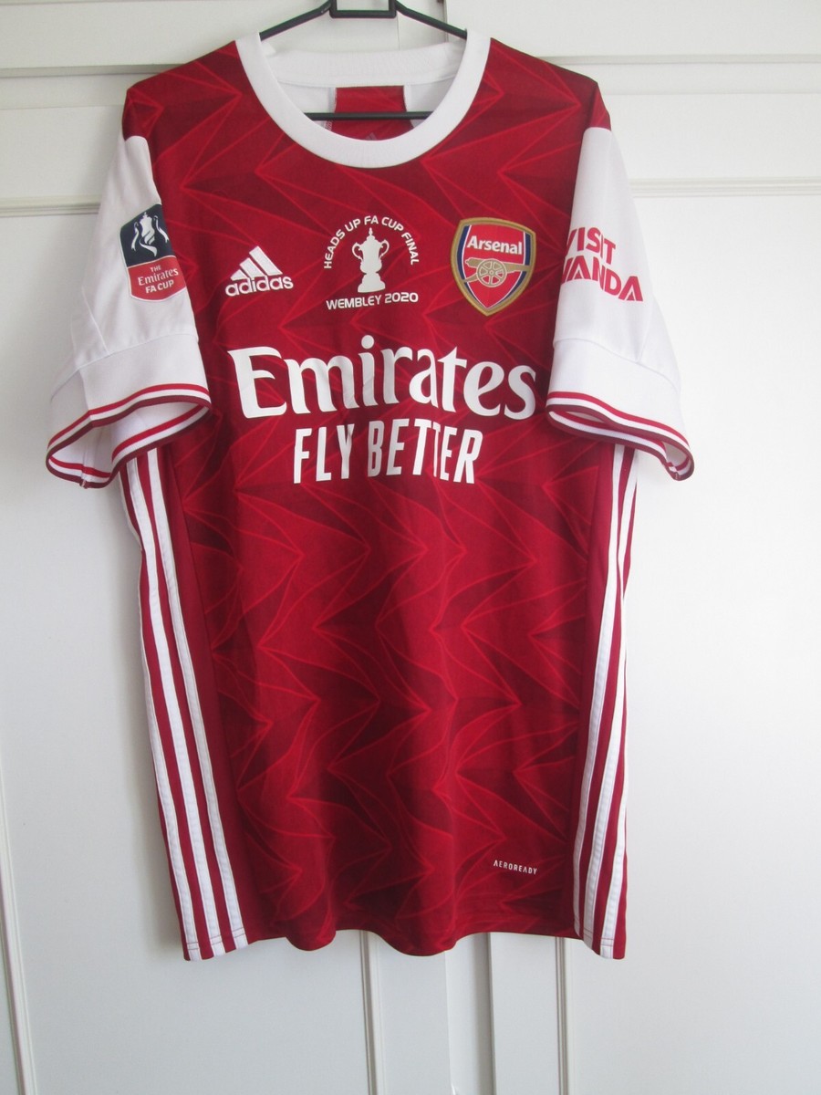 2020 Fa Cup Final Always Forward 14 Arsenal Football Shirt Medium