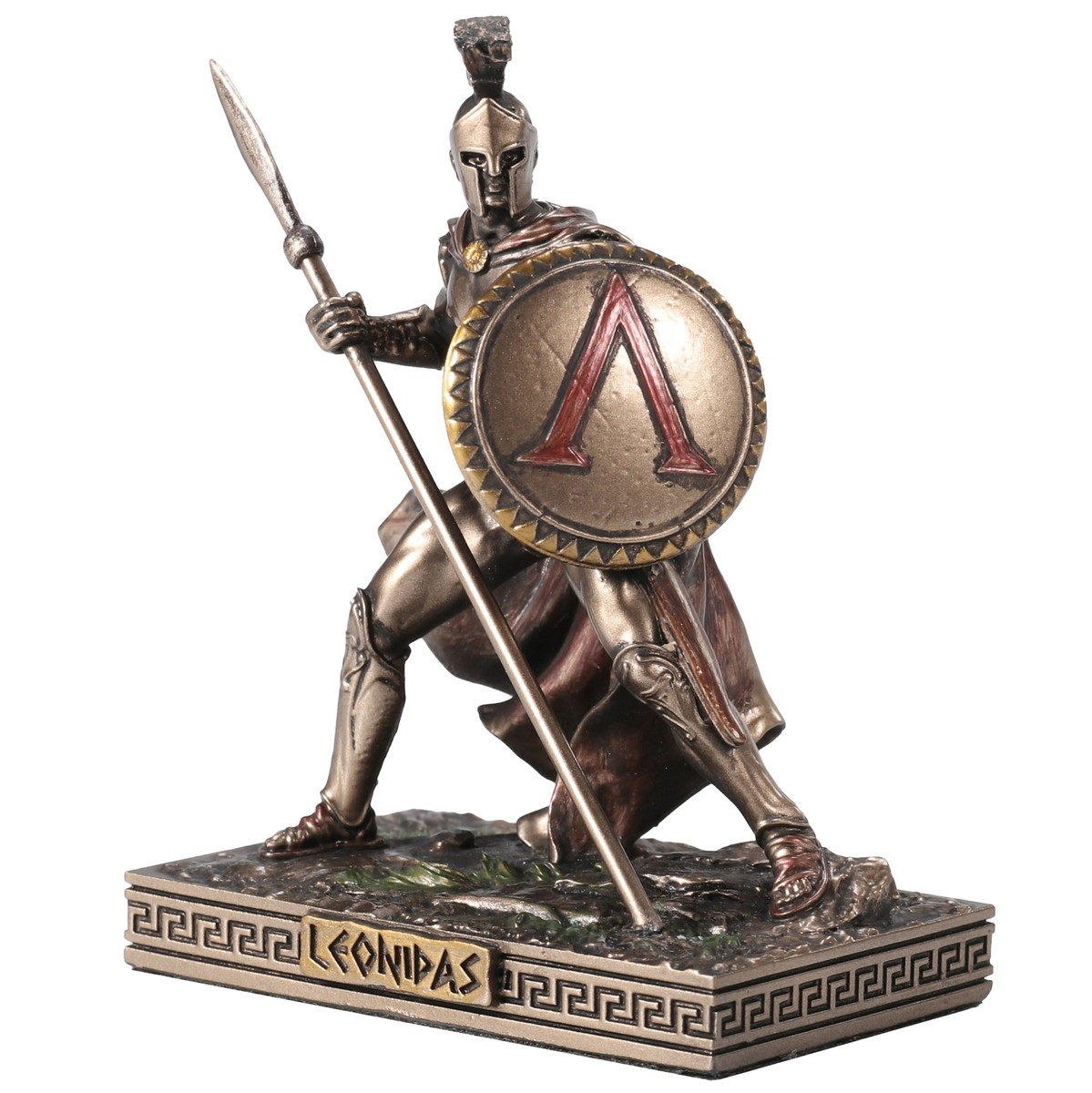 LEONIDAS ROI DE SPARTE FACON BRONZE STATUE - Maison