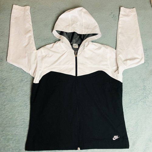 Vintage Nike Windbreaker, Black/White 