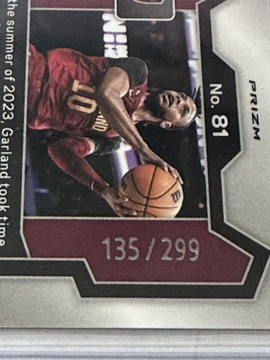 2023-24 Prizm Darius Garland #81 Red Seismic /299 Cavs Color 2023-24 Prizm Darius Garland #81 Red Seismic /299 Cavs Color