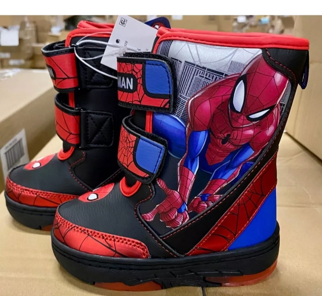 Spiderman boots shop for toddlers