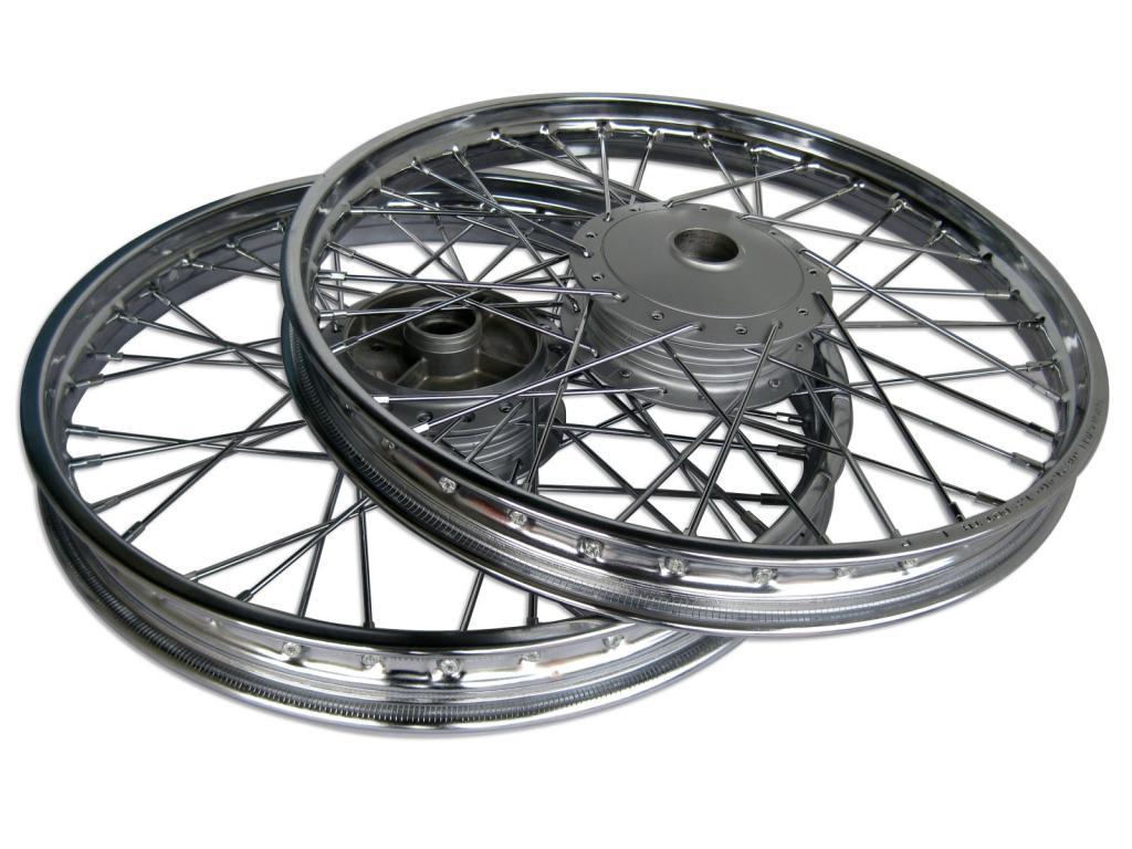 Fit HONDA CB125 CB100 FRONT & REAR WHEEL SET 18