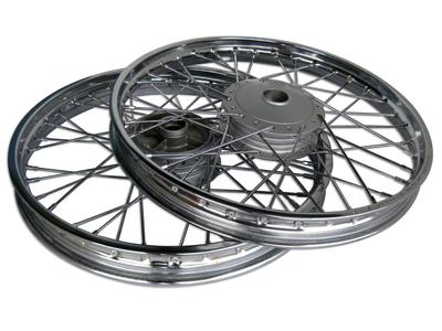 Fit HONDA CB125 CB100 FRONT & REAR WHEEL SET 18