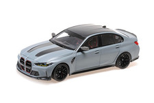 Minichamps 2023 BMW M3 CS (G80) Brooklyn Grey Metallic 1:18 110023501