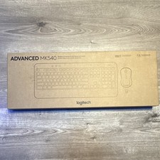 Logitech MK540 Wireless Keyboard  Mouse, Plug  Play, Multimedia, Black