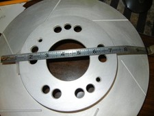 Vintage Slotted Disk Brake Rotor For Your Man Cave Display Vintage Slotted Disk Brake Rotor For Your Man Cave Display