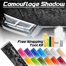 Camouflage Shadow Matte Car Auto Vinyl Wrap Decal Sticker Decoration Sheet Film