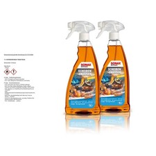 SONAX 2x 1 L SCHEIBENENTEISER SWEET HOME SCHEIBEN ENTEISER SPRAY ENTEISERSPRAY