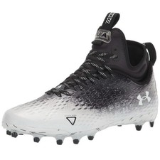 Under Armour Spotlight Lux MC 2.0 3025082-001 Football Cleats Black Size 10 NEW