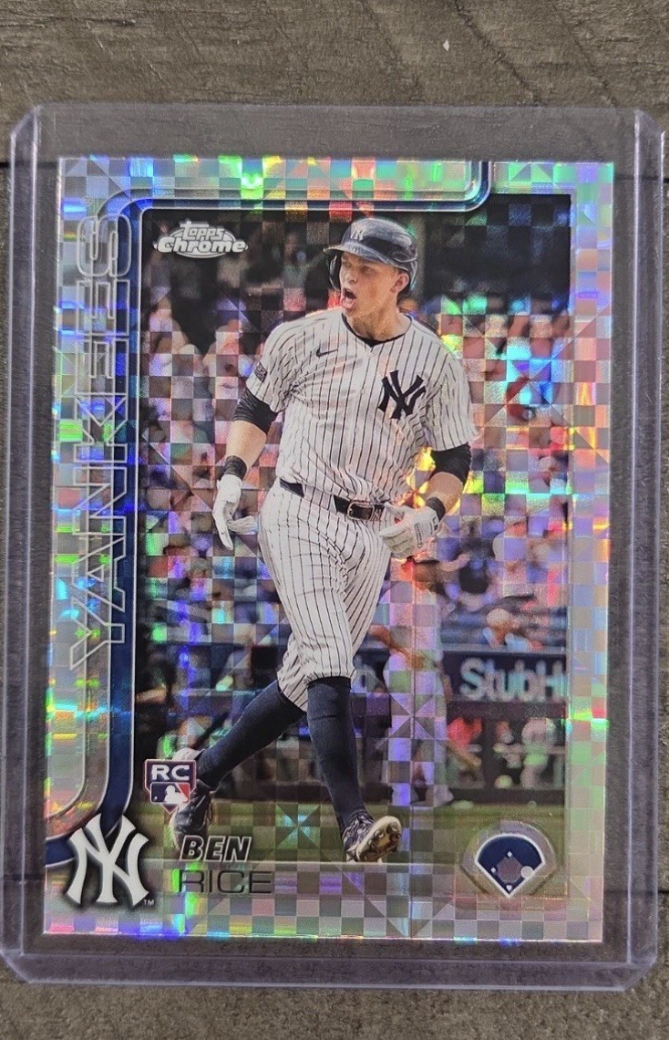 2025 Topps Chrome - Ben Rice #139 X-Fractor (RC)