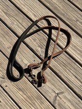 Nice Quality Leather Roping Reins Barrel Reins Suede Western Tack Used Tack
