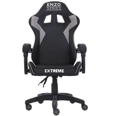 Gamingstuhl Enzo Gray mit stufenlos verstellbarer Rückenlehne
